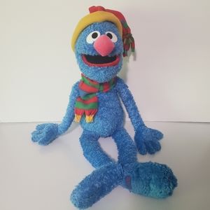 Grover Seasame Street Christmas Holiday Plush 2004 24"